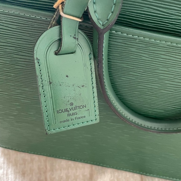 Louis Vuitton RIVIERA LEATHER HANDBAG - Picture 10 of 10